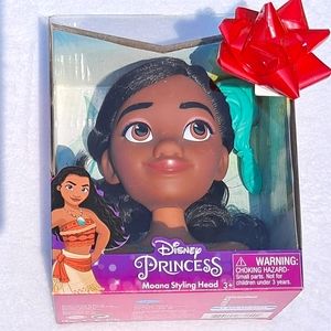 Disney Princess Moana Styling Head And Hair Brush Set